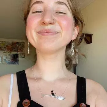 Halloween Ornaments Funny Black Cat Necklace Black Cat Necklace Female