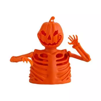 Halloween Ornaments Skeleton Electronic Candles, Skeleton Joints Can Be Activity, Jack-o-lantern Party Props One Size