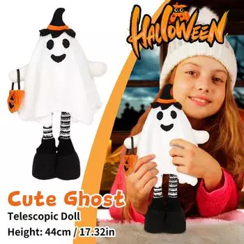 Halloween Party Atmosphere Decoration Cute Little Telescopic Doll Sheintemu One Size