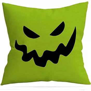Halloween Pillow Cover, Halloween Embroidered Pillowcase, Family Pie Decorative Pillowcase, Cushion Cover One Size