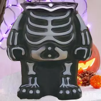 Halloween Pumpkin Man Skeleton Ornament Scary Prop for Yard Garden Lawn Hollow Festive