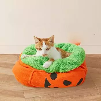 Halloween Pumpkin Nest Sleeping Bag Pet Nest 43*43*40 cm