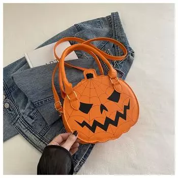 Halloween Purse Purse Crossbody Bag Novelty Devil Shoulder Bag PU Leather Halloween Crossbody Purse One Size