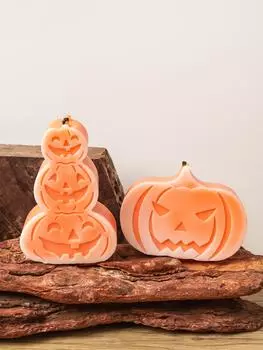 Halloween Series Pumpkins Silicone Candle Molds Ghost Creative Handmade Soap Skull Bat Resin Mold Festival Ornament Gifts Mould