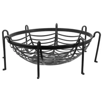 Halloween Spider Web Fruit Storage Plate Fast Food Baskets Serving Plastic Tray Snack Vegetable чёрный