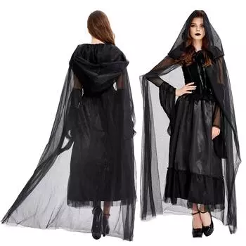 Хэллоуин Ведьма Ролевая Игра Косплей Костюм Взрослые Женщины Карнавал xl