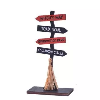 Halloween Wooden Ghost Sign Cute Ghost Witch Pumpkin Tiered Tray Decoration for Home Shelf Mantel Tabletop Windowsill Decor C