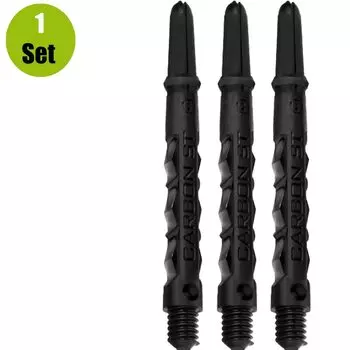 Hallows Carbon Estee Средний черный чёрный