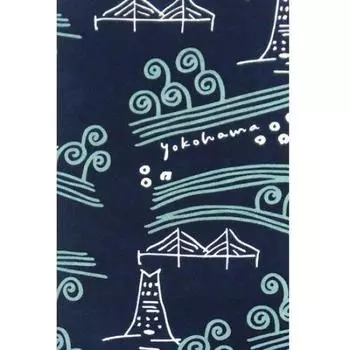 Хама узор тэнугуи Йокогама тёмно-синий