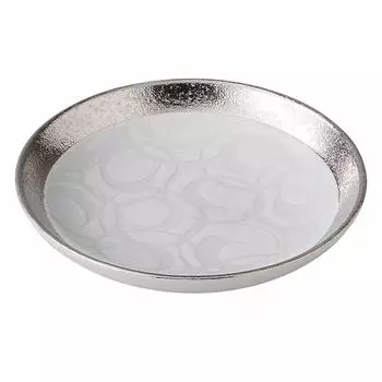 Hamada Arita Ware Toetsu Kiln Plates 14cm KENRAN Silver 327148