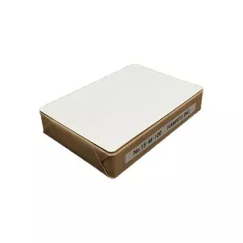 HAMAFU Белая однотонная почтовая открытка плотная Размер открытки 100 штук №15М двухсторонняя (100ммx148мм) [Закругленные углы]