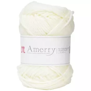 Hamanaka Amelie Wool Thick Col.20 White 40g Approx. 110m 2261