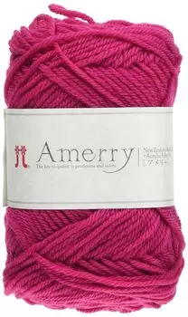 Hamanaka Amery Yarn Medium Thick Pink 40g 110m 5 balls set 2261 col.32 Approx.