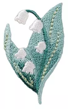 Hamanaka Botanical Patch Lily of the Valley H457-967