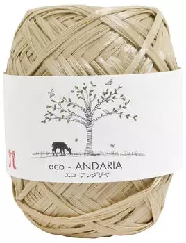 Hamanaka Eco Andalya Craft плотная бежевая 40 г 80 м набор 0200 цв.169 прибл.. 5-мяч