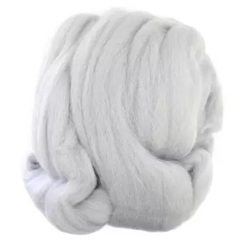 Hamanaka Felt Wool Solid 50g col.54 H440-000-54 White/Black/Brown
