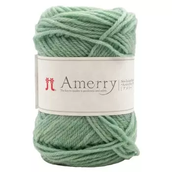 Hamanaka Hand-knitted wool Amelie, thick, Col.54, yellow-green, 40g, approx. 110m, 2261