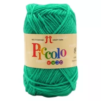 Hamanaka Hand-knitted Wool Piccolo Medium Fine COL. 57 Флуоресцентный цвет Зеленый 25 г Приблизительно. 90м 2841