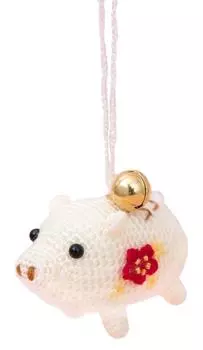 Hamanaka Knitting Kit Happy Bell Boar H301-530