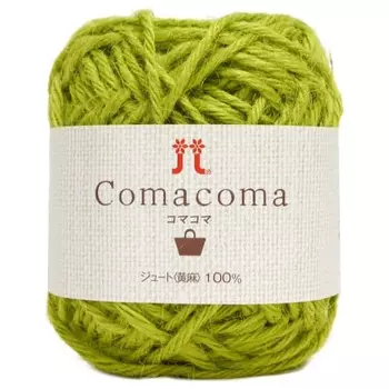 Hamanaka Koma Koma Linen Thread Col.18 Yellow Green 40g Approx. 34m 2177