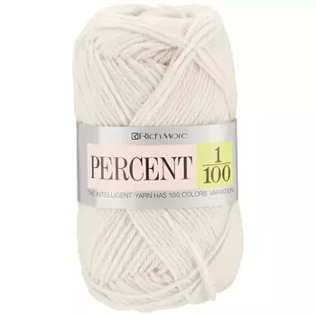 HAMANAKA Richmore Percent Wool Thick Col.1 White 40g Approx. 120m 017