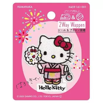 hamanaka seal & iron Adhesion 2Way patch sanrio вышивка hello kitty сладкая вата H459-161-1