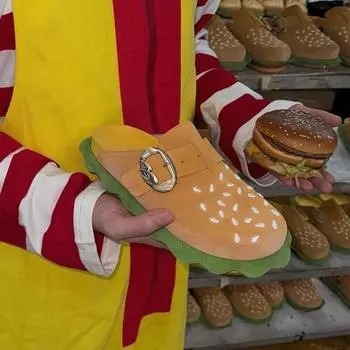 Hamburg Parent-child Slippers Adult Metal Belt Buckle Soft Flat Coat Thick-soled Casual Beach Sandals Women s Home Shoes 35 оранжевый