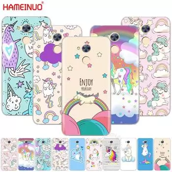 HAMEINUO Единорог на Радуге Jetpack чехол для мобильного телефона для Huawei Honor 4A 5A 6A 6C 6X8 9 NOVA PLUS LITE 5A Russian V