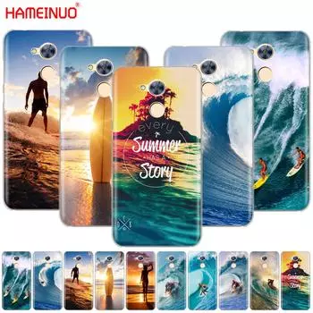 HAMEINUO Sea wave surf summer surfing ocean Cover Case for Huawei Honor V10 4A 5A 6A 6C 6X 7X 8 9 NOVA PLUS LITE 5A Russian V