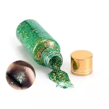 Хамелеон, блестки, гель, чешуя русалки, лицо, тело, губы, макияж, поляризованные блестки, тени для век color