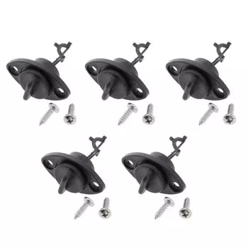 HAMILO 5 Piece Boat Drain Plug Kayak Replacement Parts with Screws