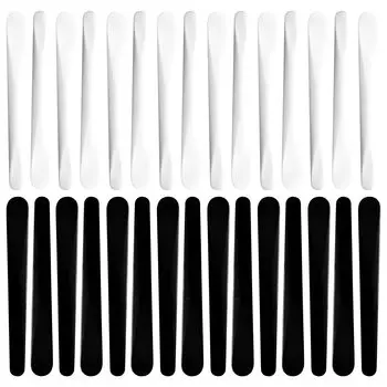 HAMILO Лопатка косметическая одноразовая пластиковая ложка для крема гигиенический набор из 40 предметов