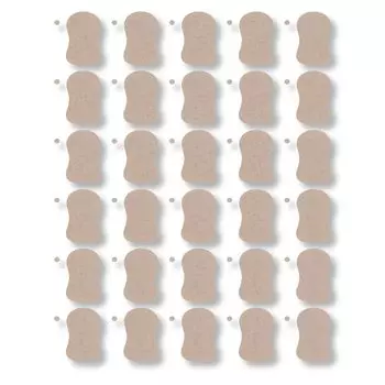 HAMILO Подмышечные потовые прокладки для впитывания пота и запаха пота, набор из 50 штук, простыни, впитывающие, устойчивые, одноразовые,