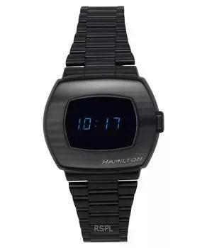 Hamilton American Classic PSR Цифровые кварцевые часы из нержавеющей стали H52404131 100M для мужчин синий