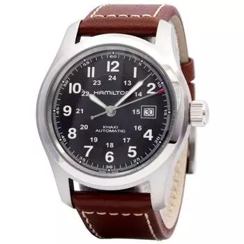 Hamilton Khaki Field Automatic H70555533 Мужские часы чёрный