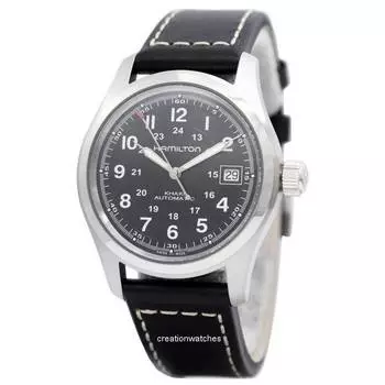 Hamilton Khaki Field Automatic H70455733 Мужские часы чёрный