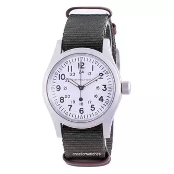 Hamilton Khaki Field Белый циферблат Механические H69439411 Мужские часы белый