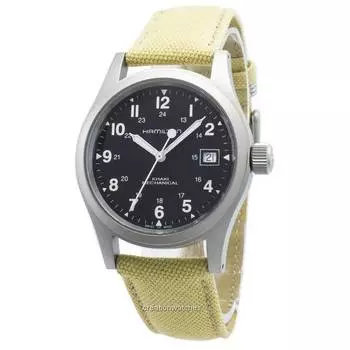Hamilton Khaki Field H69439933 Механические Мужские Часы чёрный