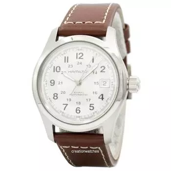 Hamilton Khaki Field H70455553 Автоматические мужские часы белый