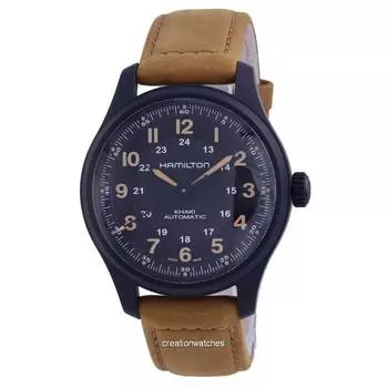 Hamilton Khaki Field Titanium автоматические мужские часы H70665533 100M