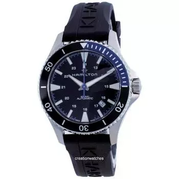 Hamilton Khaki Navy Scuba Автоматические мужские часы H82315331 100M чёрный