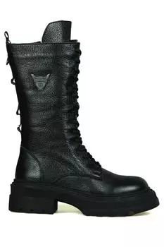 Hammer Jack Fenix Черные женские ботинки из натуральной кожи 455 2140-Z