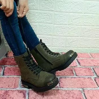 Hammerjack 17600.f Мужские ботинки из натуральной кожи цвета хаки