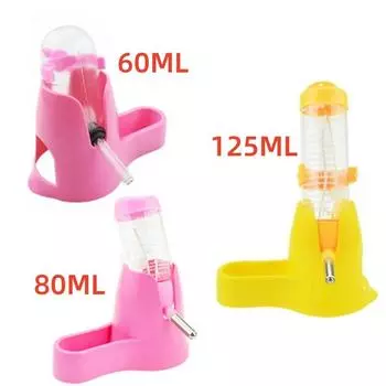 Hamster Automatic Feeder Small Vertical Ball Drinker Kettle Small Eating Utensils Hamster Accessories 80ml зелёный