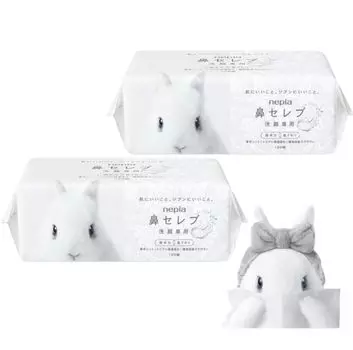 Hana Celebrity Face Wash Facial Towel Толстые простыни Набор из 2 шт 240 листов (120 комплектов)