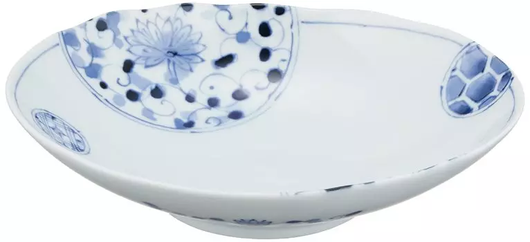 Hana Imari 60 oval deep plate [19.5164cm] HNI60DF