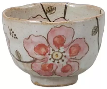Hana Tsunagi Sake Bowl x 10 x Sake Setomonohonpo (PK) [10 7cm, 270cc] Bowl, Ceramic,