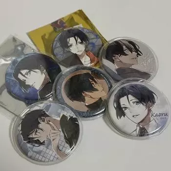 Hanadol Kaoru Can Badge Set Of 6
