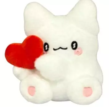 Hanamaru Ghost Plush W13 x D14 x H16 Single A Heart-filled Toy, Approx. cm, Item