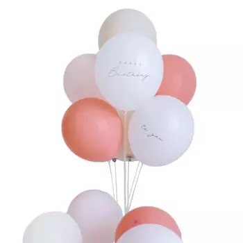 Hanamei Hanamei Украшение на день рождения Воздушный шар с буквами цвета оттенка С ДНЕМ РОЖДЕНИЯ Украшение на воздушном шаре Тусклое украшение для мужчин и женщин Подставка для фотобудки Вишня